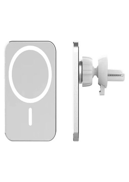 Aw2 2in1 Araç İçi 15 Watt Wireless Magnetic Tutucu Şarj Standı - Araba Telefon Şarj Cihazı