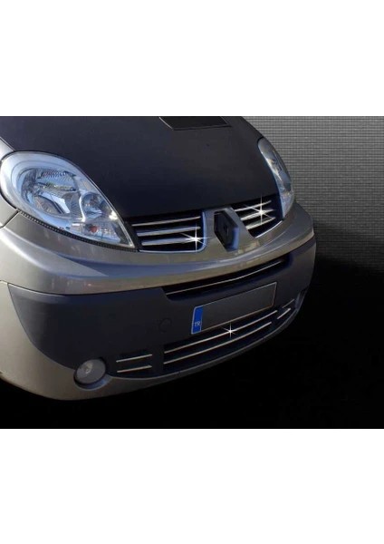 Renault Trafic 2 Krom Ön Panjur 6 Parça 2010-2014 Arası modelleri