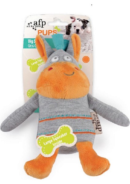 Pups - Big Squeak Peluş İnek Yavru Köpek Oyuncağı