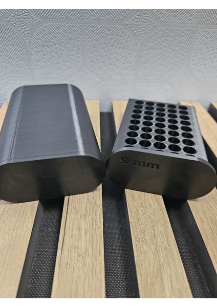 Mermi Saklama Kutusu 9X19 mm 50'li Mühimmat Kapasiteli (Siyah)