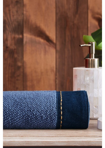 Oregon Maskülen Nakışlı Denim El ve Yüz Havlusu 50X90 cm fiyatları