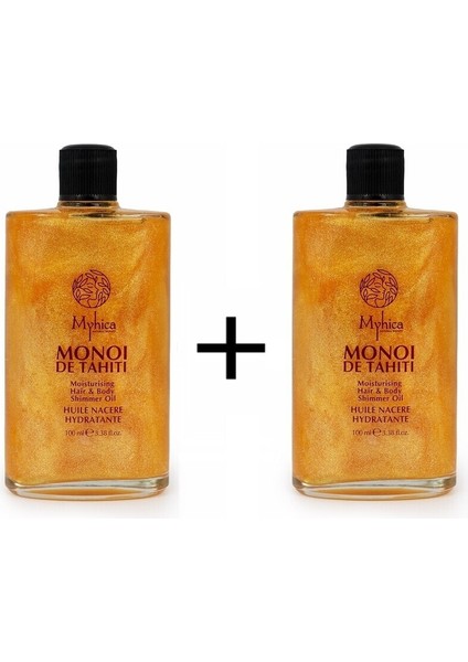 Işıltılı Saç & Vücut Nemlendirici Yağ - 100 ml 2'li Set