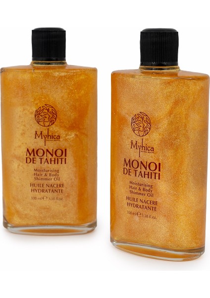 Işıltılı Saç & Vücut Nemlendirici Yağ - 100 ml 2'li Set
