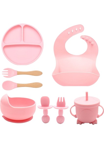 Gıda Sınıfı Silikon Çocuk Besleme Çatal Bıçak Seti (Yurt Dışından)