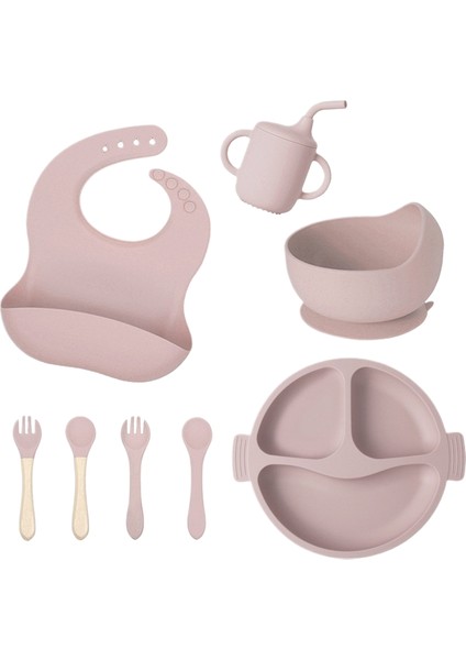 Çocuk Çatal Bıçak Seti Bebek Ürünleri Gıda Sınıfı Silikon (Yurt Dışından)