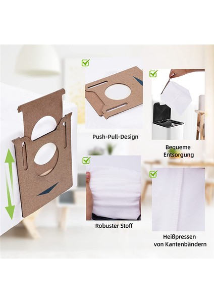 N8+N8 Pro+Ozmo T8 Için 10'lu Elektrikli Süpürge Torbası Paketi (Yurt Dışından) fırsatları