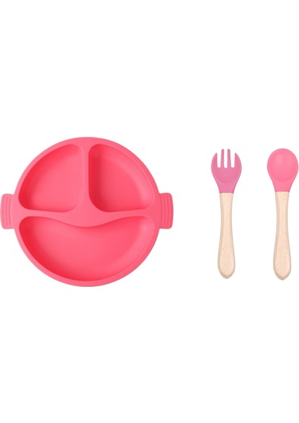 Çocuk Çatal Bıçak Seti Bebek Ürünleri Gıda Sınıfı Silikon (Yurt Dışından)