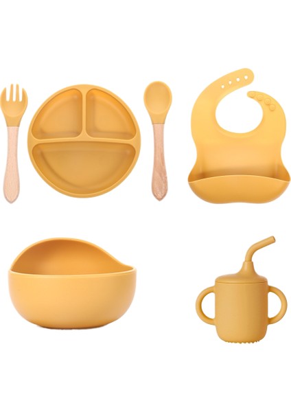 Gıda Sınıfı Çocuk Silikon Sofra Takımı (Yurt Dışından)