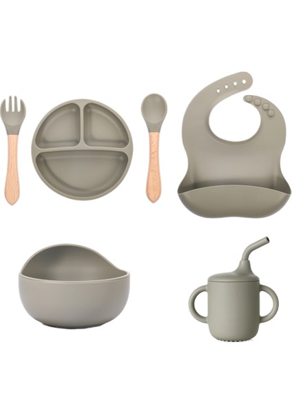 Gıda Sınıfı Çocuk Silikon Sofra Takımı (Yurt Dışından)