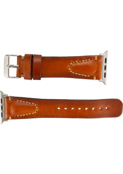 Dikişli Model Deri Apple Watch Kordonu,38/40/41/42/44/49 mm Uyumlu Ultra Ultra 2 Uyumlu modelleri