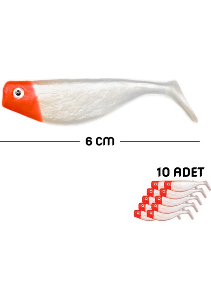 Savex Kırmızı/ Beyaz 6 Cm Sasi 10'Lu (141-3017)