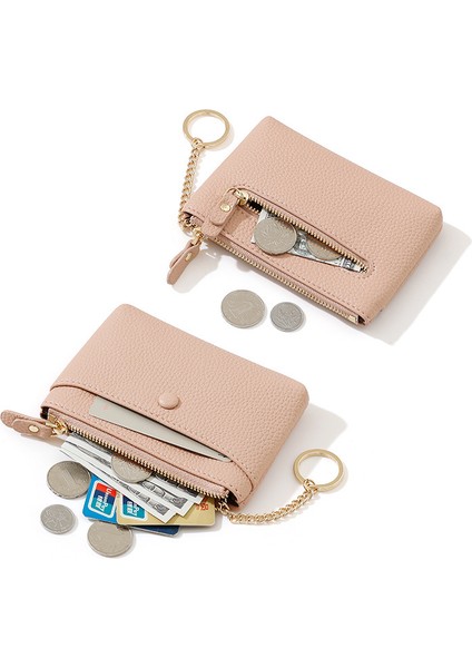 Bayanlar Cüzdan Kısa Yaratıcı Para Çantası Madeni Para Değişikliği Kolye Mini Öğrenci Anahtar Çantası Kart Tutucu (Yurt Dışından) modelleri