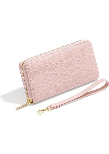 Büyük Kapasiteli Kart Tutucu Bayanlar Uzun Moda Niche Clutch Fermuarlı Cüzdan (Yurt Dışından)