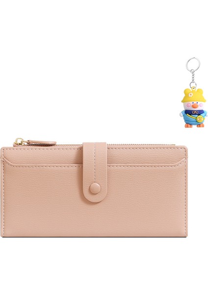 Moda Bayan Uzun Cüzdan Büyük Kapasiteli Iki Katlı Kredi Kartı Kartvizit Uzun Para Cüzdanı (Yurt Dışından)