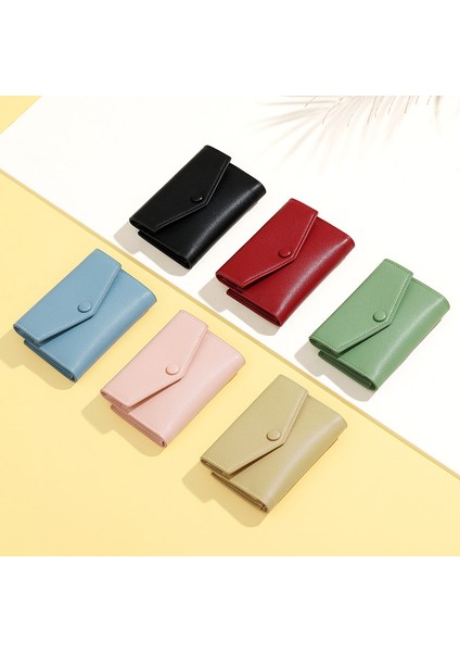 Basit Büyük Kapasiteli Üç Katlı Bayan Cüzdan Moda Sevimli Çoklu Kart Yuvası Değişiklik Uzun Klip (Yurt Dışından) fiyatları