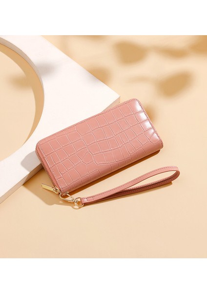 Bayan Cüzdan El Çantası Büyük Kapasiteli Uzun Fermuarlı Cüzdan Kart Tutucu (Yurt Dışından) indirimleri