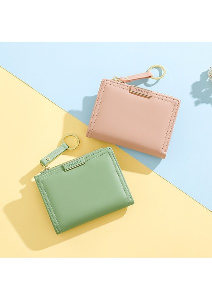 Bayan Cüzdan Moda Çoklu Kart Yuvası Kısa Fermuarlı Değişim Kart Tutucu (Yurt Dışından) fiyatları