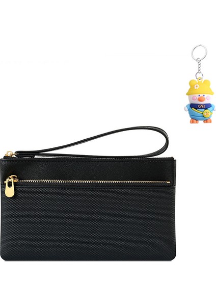 Cüzdan Bayanlar El Çantası Saklayabilir Seyahat Pasaportu Büyük Kapasiteli Cep Telefonu Para Kartı Taşınabilir Çift Fermuarlı Kozmetik (Yurt Dışından)