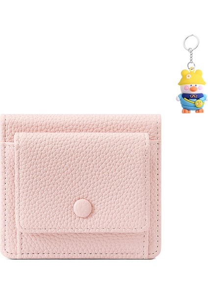 Küçük Iki Katlı Basit Kısa Bayan Cüzdan Ince Bozuk Para Kılıfı Kart Kılıfı Para Kumaşı (Yurt Dışından)