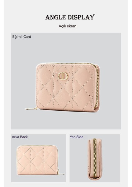 Fermuarlı Kart Tutucu Kart Tutucu Para Cüzdanı Bayanlar Cüzdanı Büyük Kapasiteli Kart (Yurt Dışından) modelleri