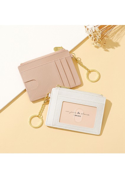 Yaratıcı Çok Kart Yuvası Kadınlar Basit Mini Kart Tutucu Saklama Işe Gidip Gelme Taşınabilir Sevimli Anahtarlık Bozuk Para Cüzdanı (Yurt Dışından) indirimleri