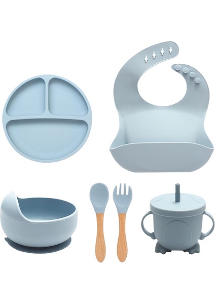 Gıda Sınıfı Silikon Çocuk Besleme Çatal Bıçak Seti (Yurt Dışından)