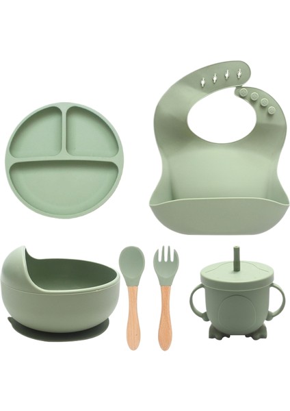 Gıda Sınıfı Silikon Çocuk Besleme Çatal Bıçak Seti (Yurt Dışından)
