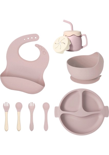 Çocuk Çatal Bıçak Seti Bebek Ürünleri Gıda Sınıfı Silikon (Yurt Dışından)