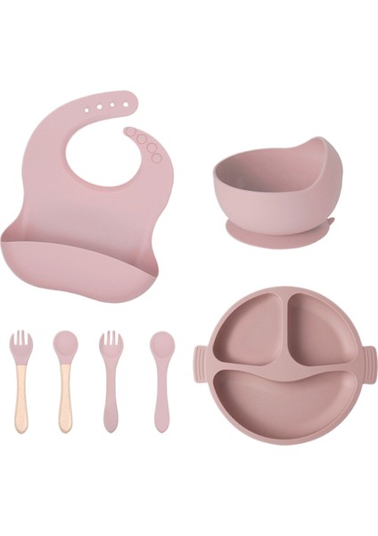 Çocuk Çatal Bıçak Seti Bebek Ürünleri Gıda Sınıfı Silikon (Yurt Dışından)