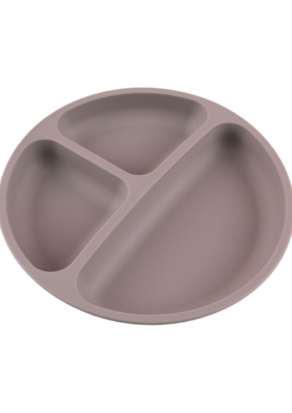 Beslenme Sofra Takımı Silikon Yemek Tabağı Gıda Sınıfı Bebek Yemek Tabağı Emme Plakası Gülen Yüz Yemek Tabağı Bölme Çocuk Yemek Tabağı (Yurt Dışından)