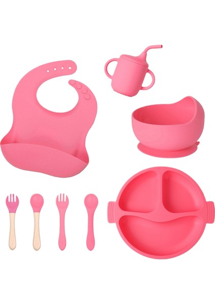 Çocuk Çatal Bıçak Seti Bebek Ürünleri Gıda Sınıfı Silikon (Yurt Dışından)