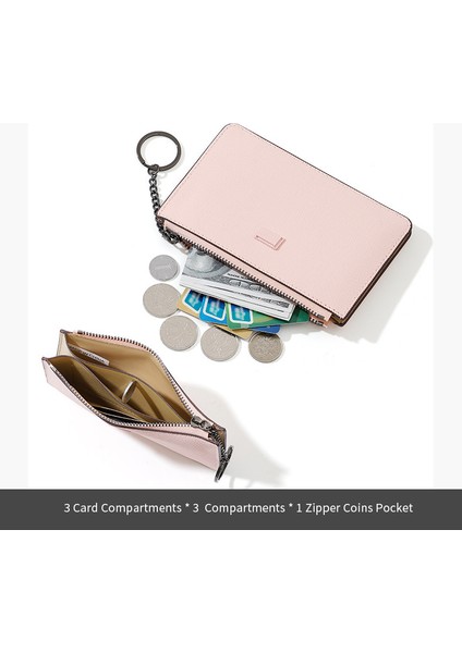 Bayanlar Kısa Cüzdan Fermuarlı Değişim Kart Tutucu Depolama 2 1 1 Cüzdan (Yurt Dışından) modelleri