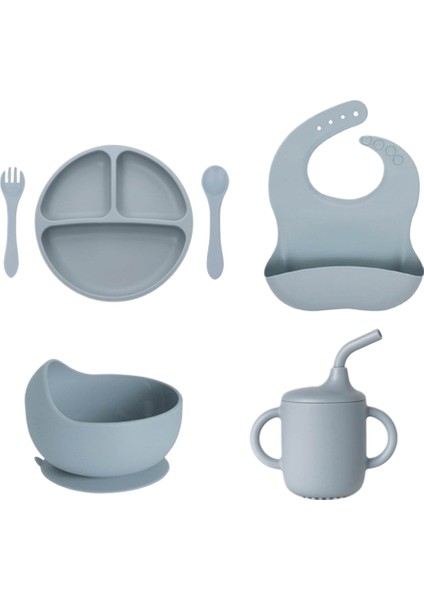 Gıda Sınıfı Çocuk Silikon Sofra Takımı (Yurt Dışından)