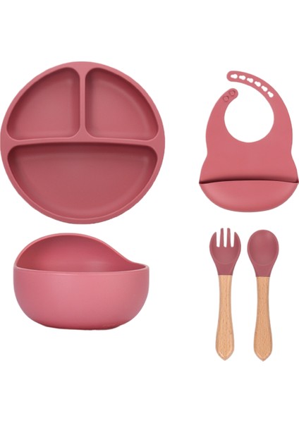 Gıda Sınıfı Çocuk Silikon Sofra Takımı (Yurt Dışından)