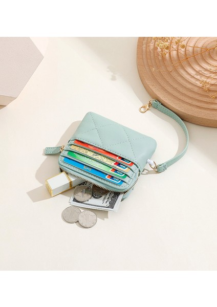 Mini Kart Tutucu Bayan Para Cüzdanı Gerilebilir Asılı Çanta Kart Sahibi Erişim Kontrolü Kredi Kartı Kılıfı Cüzdan (Yurt Dışından) indirimleri