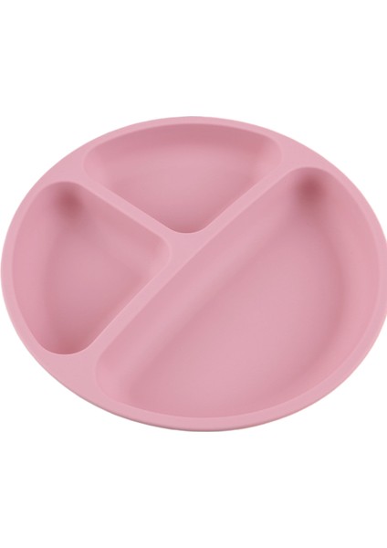 Beslenme Sofra Takımı Silikon Yemek Tabağı Gıda Sınıfı Bebek Yemek Tabağı Emme Plakası Gülen Yüz Yemek Tabağı Bölme Çocuk Yemek Tabağı (Yurt Dışından)