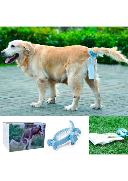 Köpek Kuyruğa Takılan Dışkı Toplama Mandalı (20 Adet Torbalı)