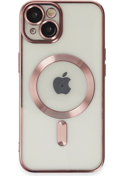 Apple iPhone 15 Kılıf Kross Magneticsafe Kapak - Rose 11