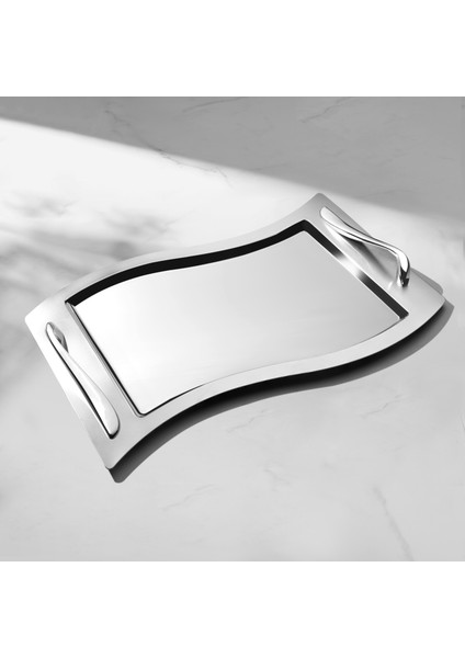 Lara 2'li Saten Çelik Tepsi Seti fiyatları