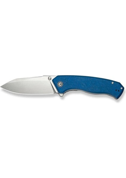 Placoid Flipper & Thumb Stud Knife Blue G10 Handle Çakı
