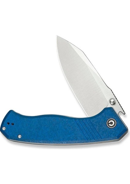 Placoid Flipper & Thumb Stud Knife Blue G10 Handle Çakı fırsatları