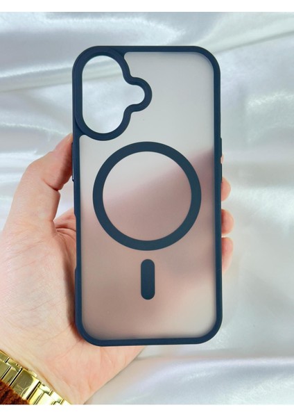 iPhone 16 - Yükseltilmiş Kamera Korumalı Buzlu Sararmaz Kablosuz Magsafe Özellikli Vio Kılıf fiyatları