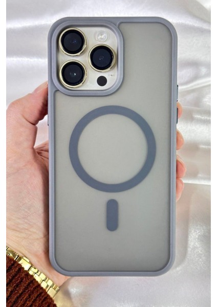 iPhone 14 Pro Max - Yükseltilmiş Kamera Korumalı Buzlu Sararmaz Kablosuz Magsafe Özellikli Vio Kılıf fiyatları