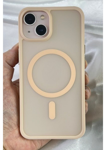 iPhone 15 - Yükseltilmiş Kamera Korumalı Buzlu Sararmaz Kablosuz Magsafe Özellikli Vio Kılıf fiyatları