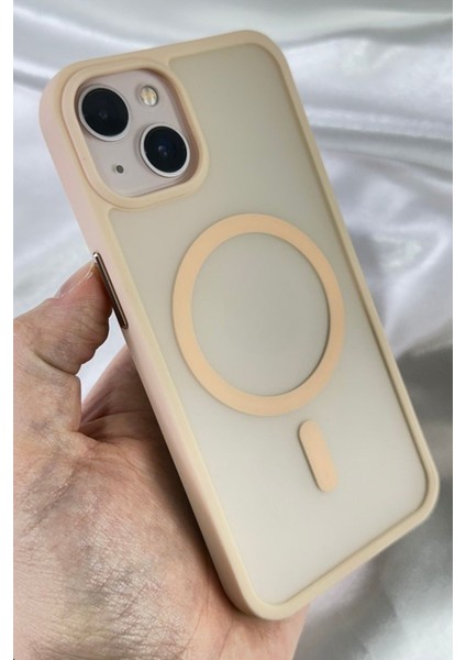 iPhone 15 - Yükseltilmiş Kamera Korumalı Buzlu Sararmaz Kablosuz Magsafe Özellikli Vio Kılıf modelleri