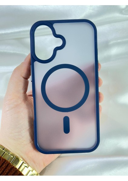 iPhone 16 Plus - Yükseltilmiş Kamera Korumalı Buzlu Sararmaz Kablosuz Magsafe Özellikli Vio Kılıf fiyatları