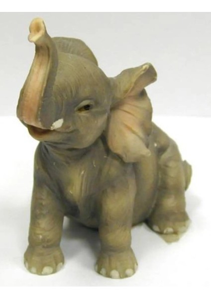 Veronese Poliserin Biblo Hayvanlar Alemi Serisi Wise Bebek Fil 8,9 x 7 cm Sevimli 1 Adet