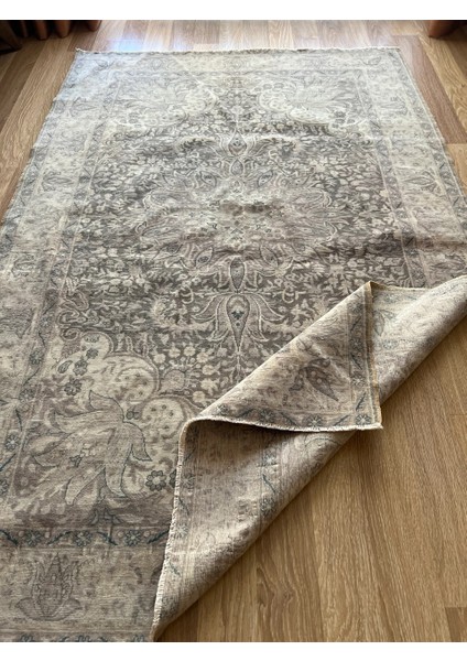 123X191 cm Büyük Boy Çiçek Desenli Vintage Halı, El Dokuma Büyük Nostaljik Halı, Evi ve Ofis Için Şık Dekoratif Halı fiyatları