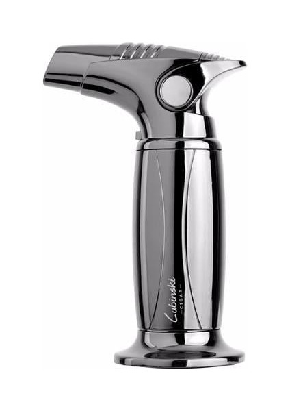 Yeni Stil Tek Torch Masa Tipi Puro Çakmağı Gunmetal