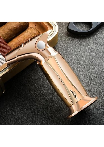 Yeni Stil Tek Torch Masa Tipi Puro Çakmağı Gunmetal fırsatları